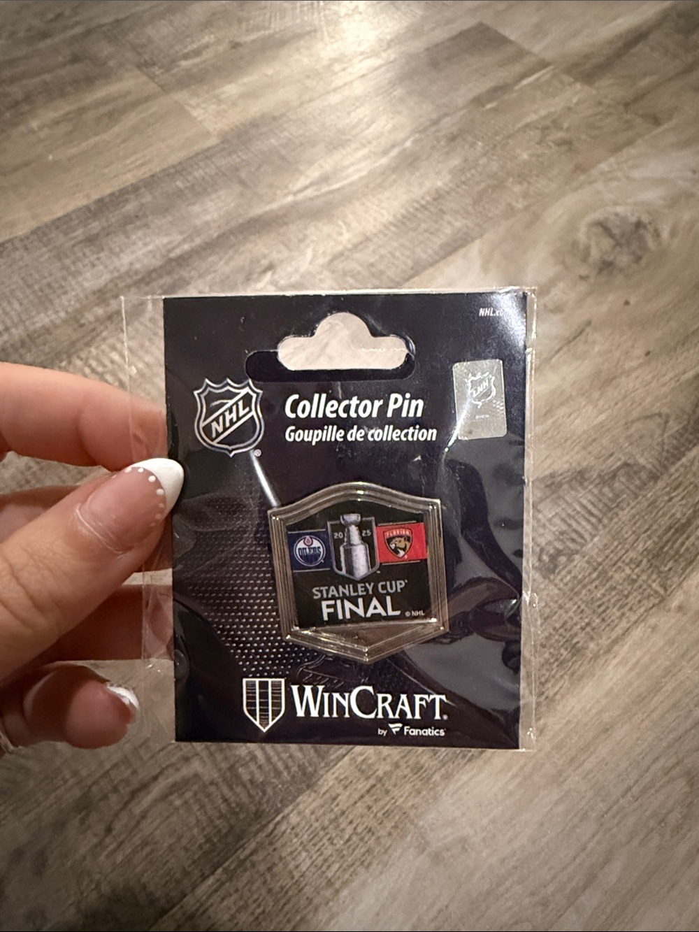 WinCraft NHL Stanley Cup Final Collector Pin - Oilers vs Panthers 2025